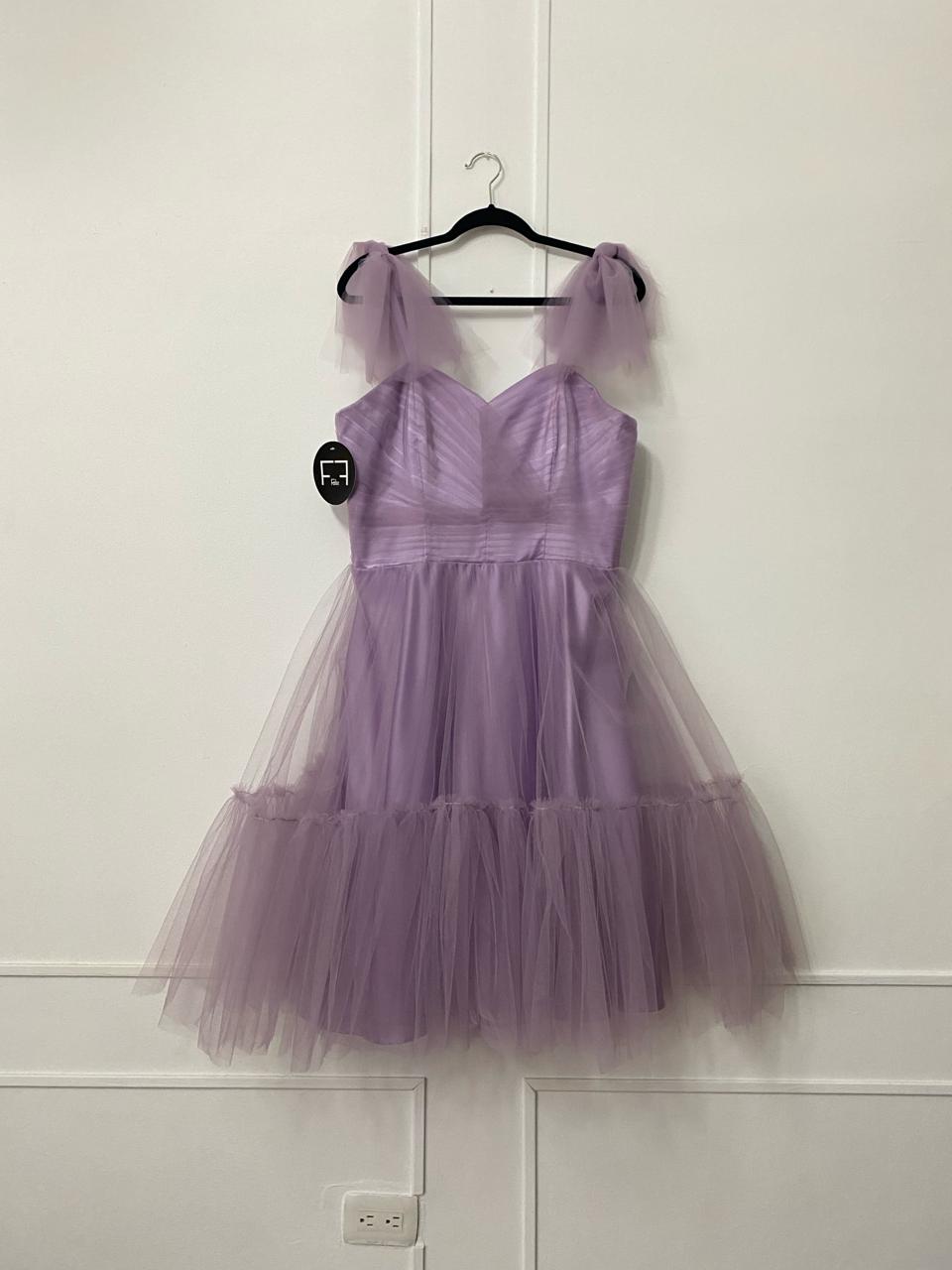 Tulle pleated dress